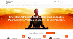 Desktop Screenshot of indianastroexperts.com